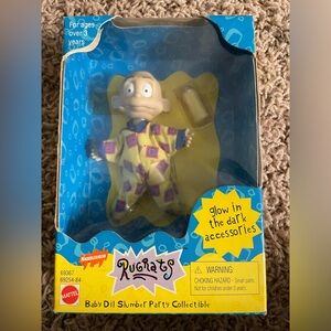 Vintage Mattel Nickelodeon Rugrats Slumber Party Baby Dil Pickles Toy in Box